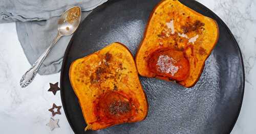 Courge butternut rôtie au curry (vegan, sans gluten)