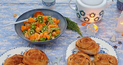 Kanelsnurrer au levain (Noël, goûter)