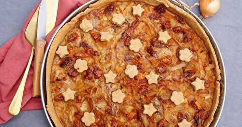 Quiche oignons et figues (veggie)