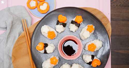 Sushis carottes et radis (vegan, sans gluten)