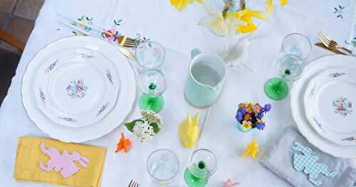 Une jolie table de Pâques dressée avec Judith (lifestyle, déco, Pâques)