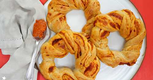 Babkas à la tartinade de poivrons (vegan)