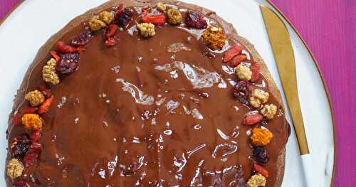 Gâteau au chocolat et amandes (sans gluten, dessert)