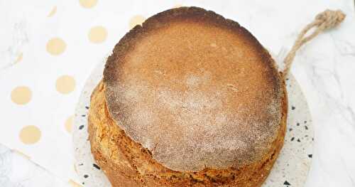 Petit billet boulanger d'Augustin n°9 : pain riz-souchet avec son joli chapeau (sans gluten, boulange)