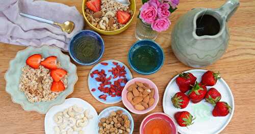 Porridge à composer ! (petit déjeuner, vegan)