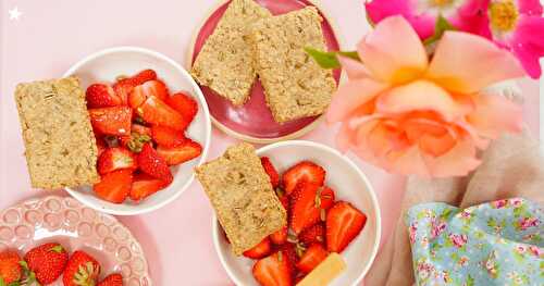 Biscuits aux graines de fenouil et salade de fraises (vegan, sans gluten, dessert)