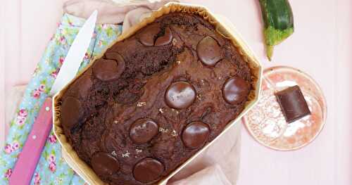 Gâteau à la courgette et au chocolat (amap, sans gluten, vegan)