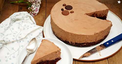 Gâteau chocolat-café (dessert, sans gluten, sans lactose)