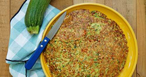 Galette aux courgettes (amap, veggie, été)