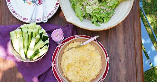 Houmous citron et gingembre (vegan)