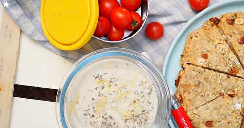 Tartinade haricots blancs, citron, cajou (vegan, pique-nique, apéro)