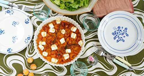 Mirabelles et feta rôties (veggie, été)