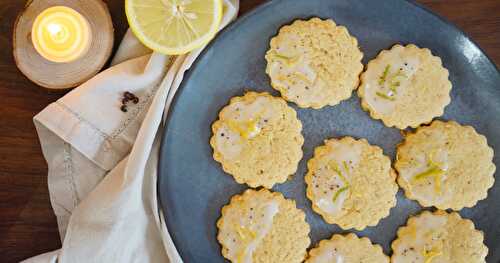 Biscuits citron et poivre de Timut (goûter, Noël, Alsace, vegan)