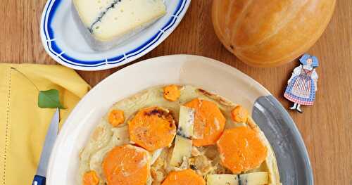 Omelette-galette courge et marbré des Vosges