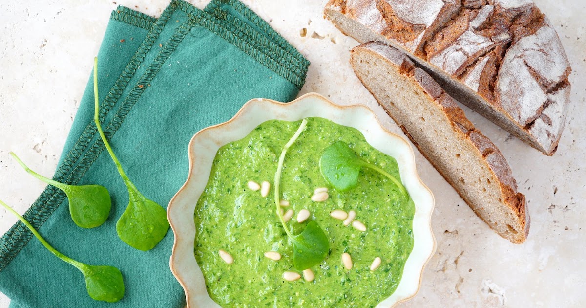 Tartinade/sauce/pesto au pourpier (vegan, amap)