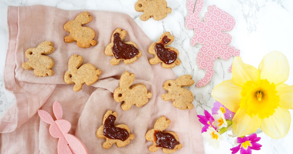 Petits lapins à la pâte à tartiner au chocolat (dessert, goûter, Pâques)