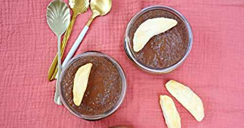 Chia pudding à la mangue lyophilisée (vegan, dessert, sans gluten)