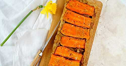 Tatin carottes et oignons (veggie, amap, tarte)