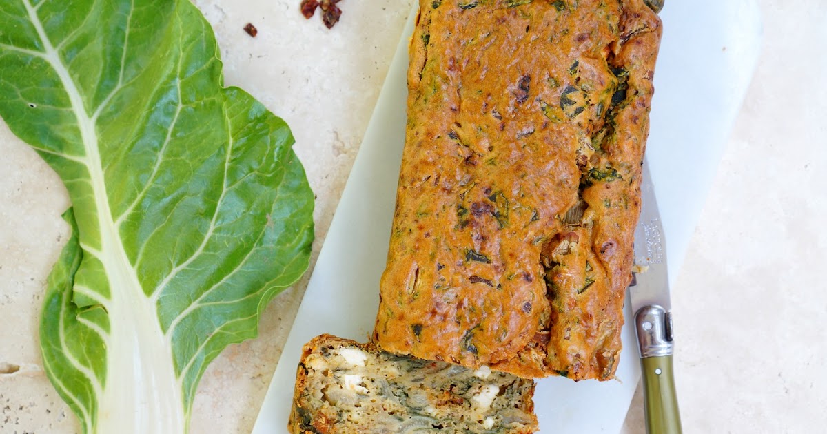 Cake blettes, feta, tomates séchées (amap, cake, veggie)