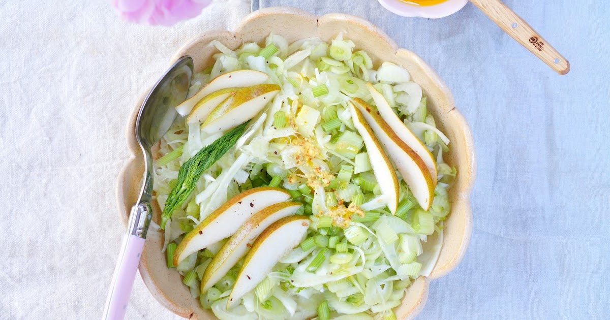 Salade fenouil et poires (amap, veggie, salade)