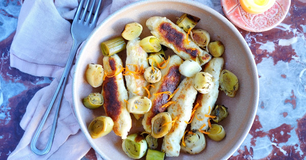 Bubbespitzle ou buewespaeztle, poireaux et oranges (Alsace, veggie, amap)