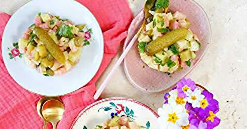 "Tartare" de radis et cornichons (amap, veggie)