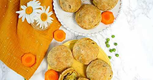 Petites tourtes aux légumes de printemps (vegan, tarte)