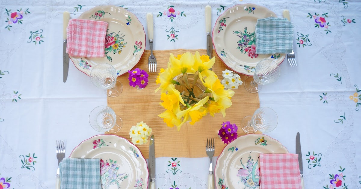 Une autre table printanière (lifestyle, déco)
