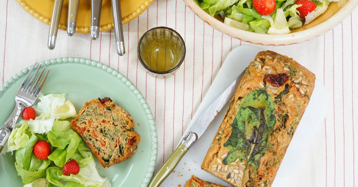 Cake aux épinards et tomates séchées (cake, amap, veggie)