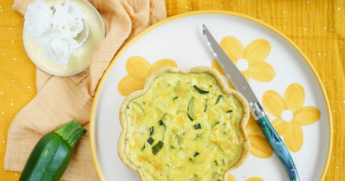Quiche courgettes, coco, curry (quiche, printemps, veggie)