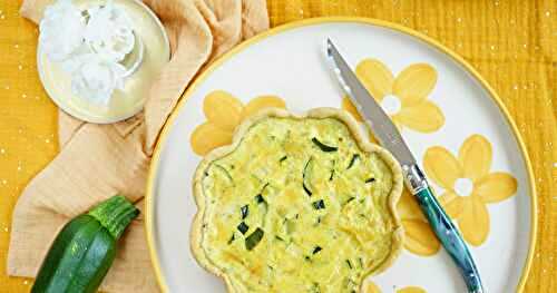 Quiche courgettes, coco, curry (quiche, printemps, veggie)