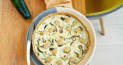 Quiche courgettes et olives vertes (amap, quiche, veggie)