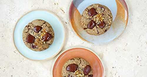 Cookies sarrasin et chocolat (sans gluten, goûter)