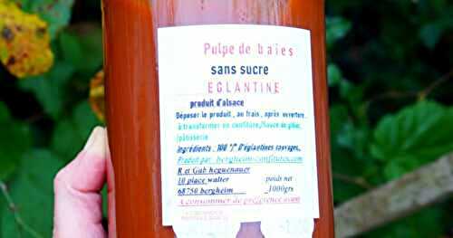 J'ai un peu triché avec l'églantine !