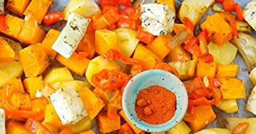 Légumes rôtis au piment de Cayenne (amap, vegan, sans gluten)