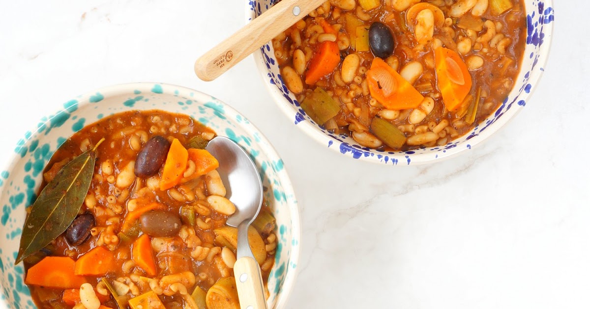 Minestrone hivernal à ma façon (soupe, amap, veggie)
