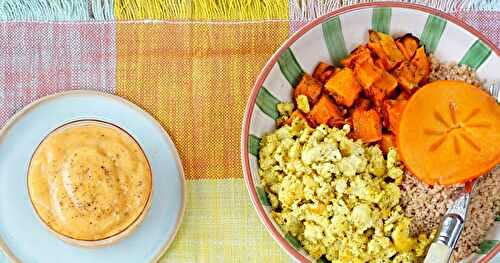 Sauce au kaki (vegan, sauce)