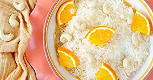 Céleri râpé, sauce cajou et orange (salade, cru, amap, vegan)