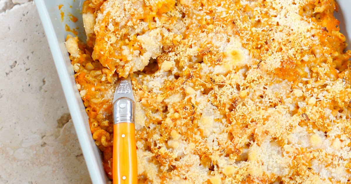 Gratin de coquillettes, butternut, parmesan (pâtes, veggie, amap)