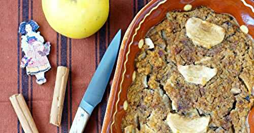 Bettelmann pommes, cannelle, raisins secs (anti-gaspi, goûter, dessert, Alsace)