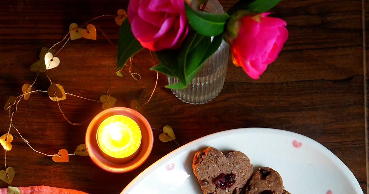 Cookie coeur chocolat et cranberries (goûter, dessert)