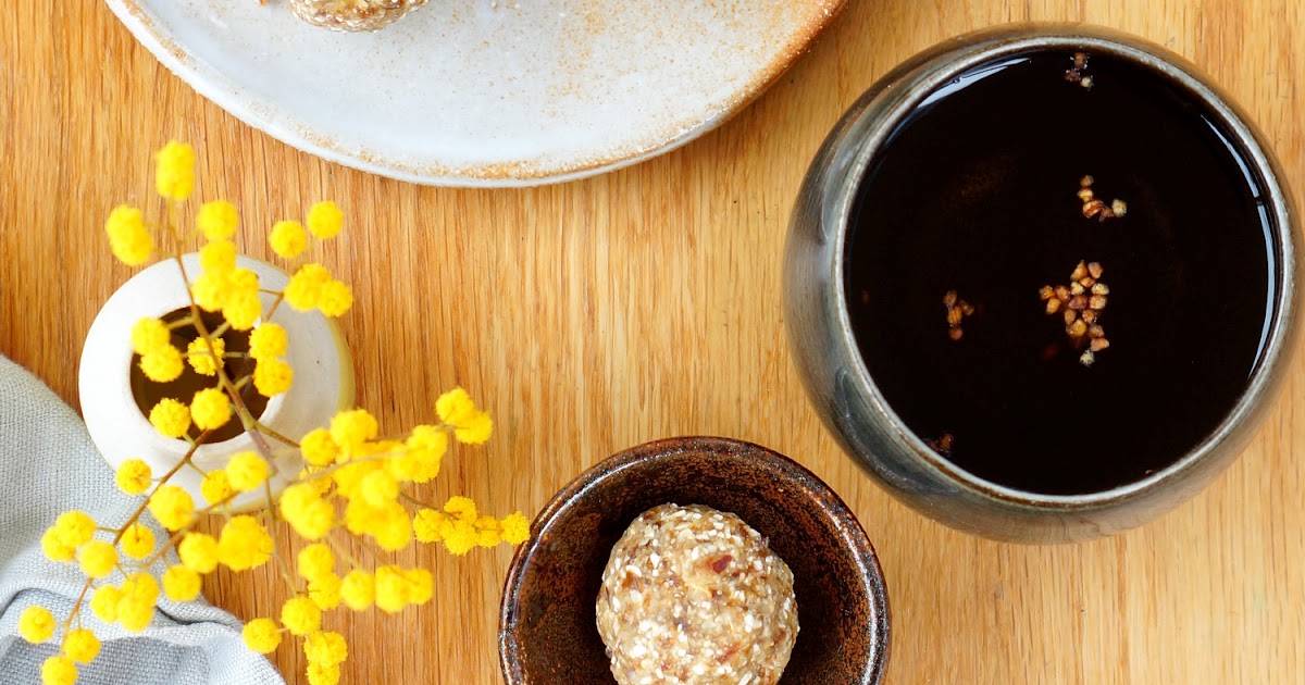 Energy balls japonisante à ma façon (dessert, goûter, vegan, sans gluten)