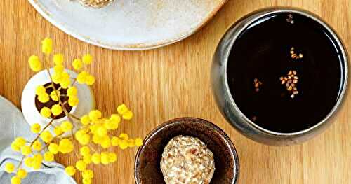 Energy balls japonisante à ma façon (dessert, goûter, vegan, sans gluten)