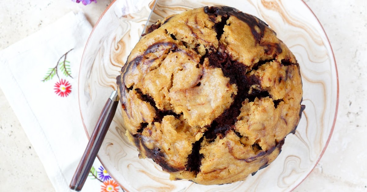 Gâteau marbré cuisson vapeur douce (gâteau, goûter, dessert, vegan)