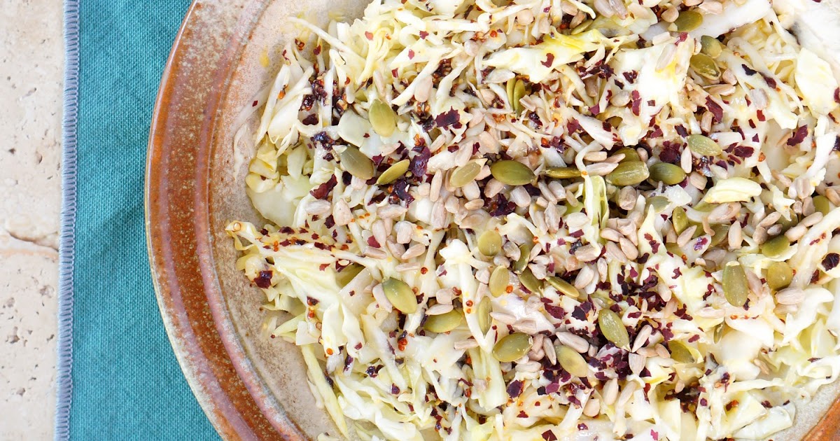 Salade de chou à l'algue dulse (salade, amap, vegan)