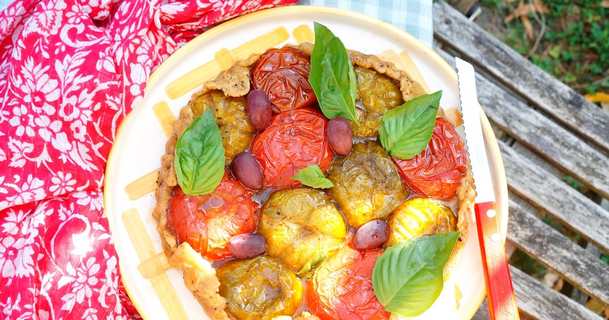 Tatin de tomates et tapenade (tarte, amap, vegan, été)
