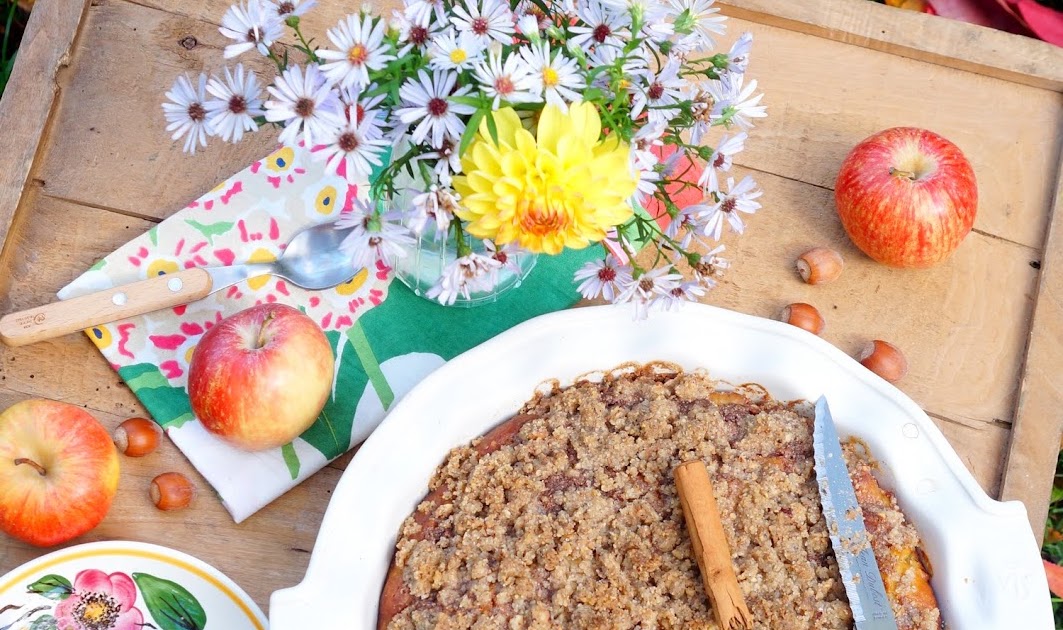 Gâteau pommes, noisettes, cannelle (gâteau, goûter, dessert)