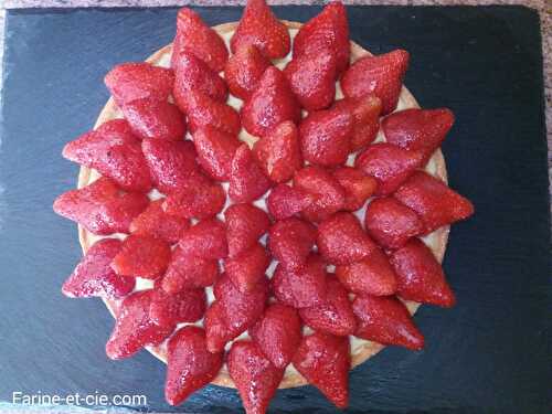 Tarte aux fraises - farine-et-cie.com