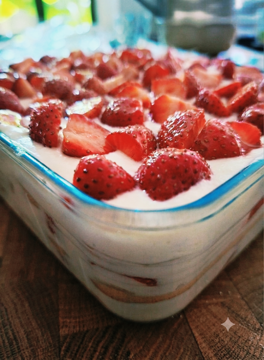 Tiramisu fraise-citron