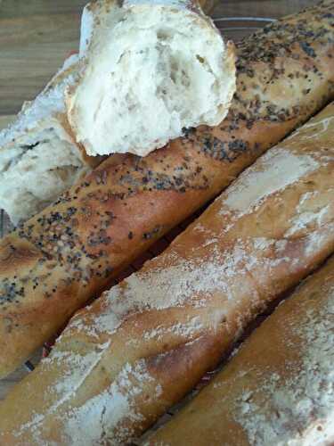 BAGUETTES COMME CHEZ LE BOULANGER - AU THERMOMIX